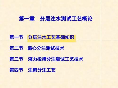 注水井分注基础知识ppt课件