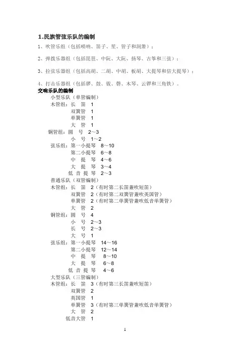 音乐鉴赏试题答案