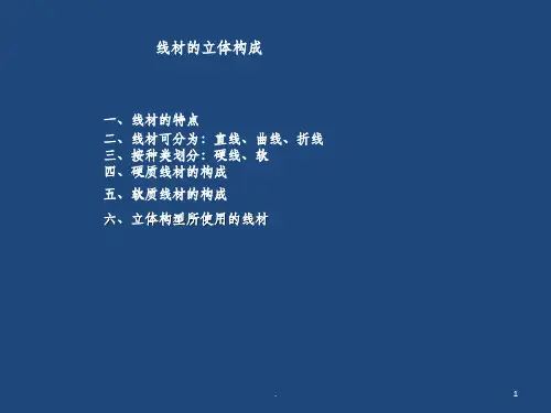 立体构成--线的构成