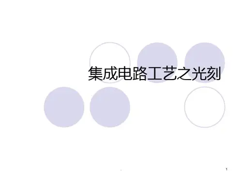 光刻过程图片解说PPT课件