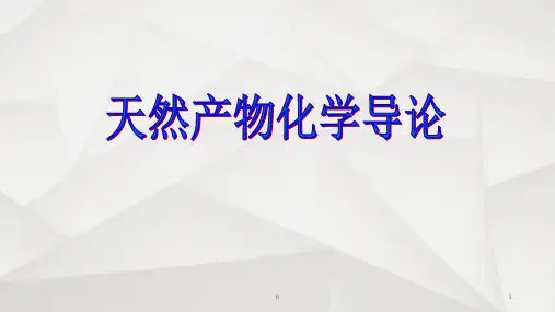 生物碱PPT课件