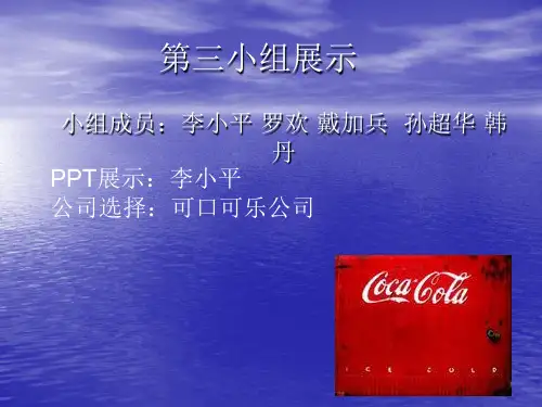 可口可乐绩效考核