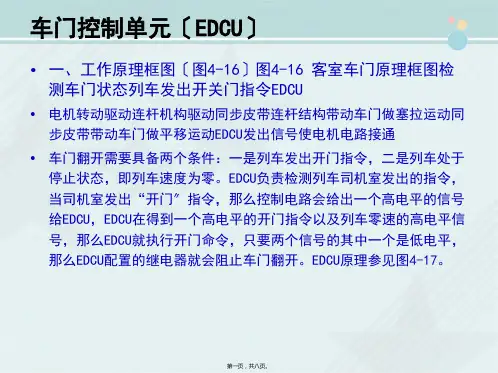 城市轨道交通车辆技术《车门控制单元(EDCU)》