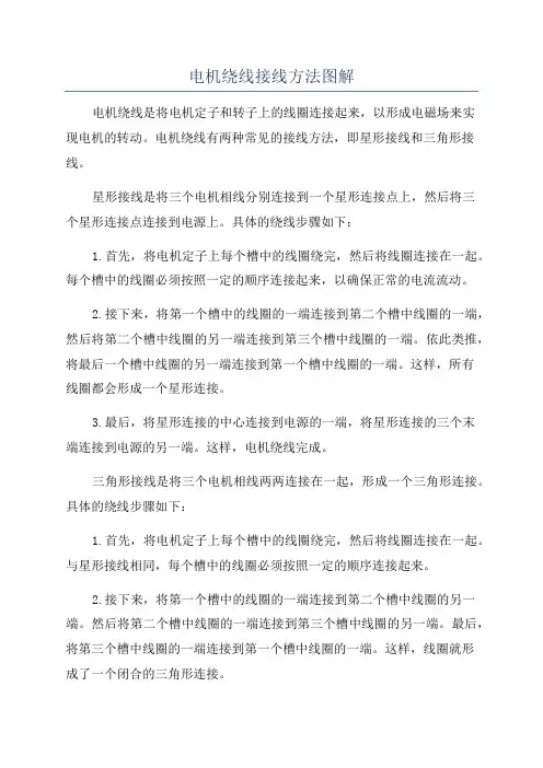 电机绕线接线方法图解