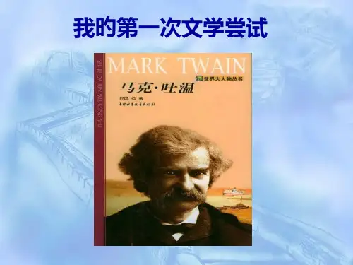 我的第一次文学尝试