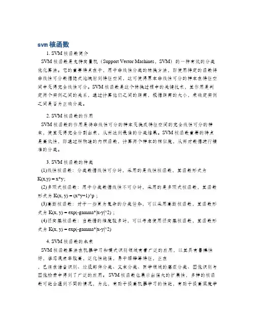 svm核函数