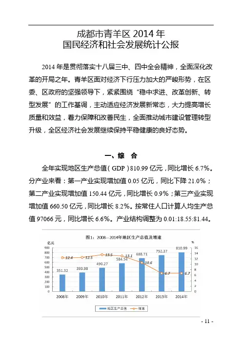 成都市青羊区2014年