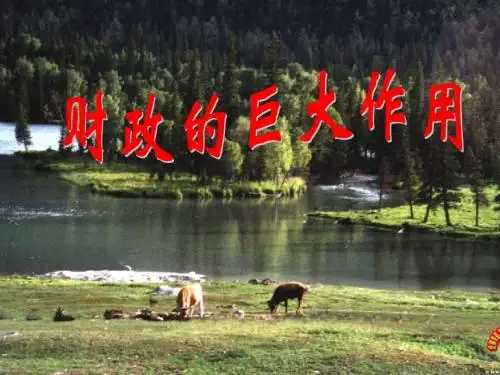 财政的巨大作用,改后