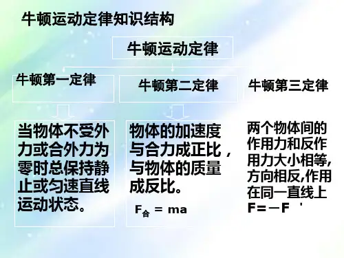 牛顿运动定律的应用(经典课件)