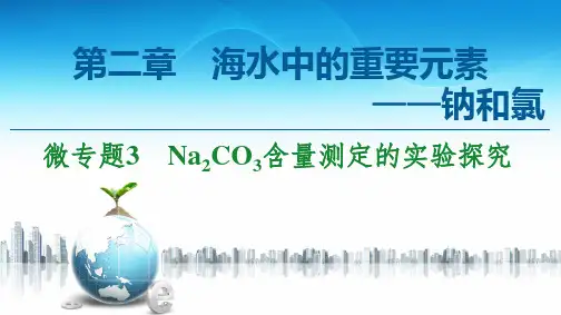 第2章 第1节 微专题3 Na2CO3含量测定的实验探究 课件 【新教材】人教版高中化学必修1(共19页)