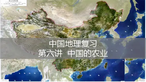 专题2.6 中国的农业(同步课件)-高二地理同步精品课堂(中国地理世界地理)(共28张PPT)