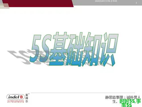 5S宣传资料(图文版)PPT课件