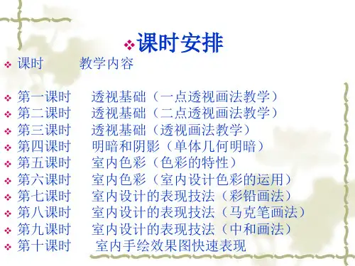 手绘效果图一.ppt