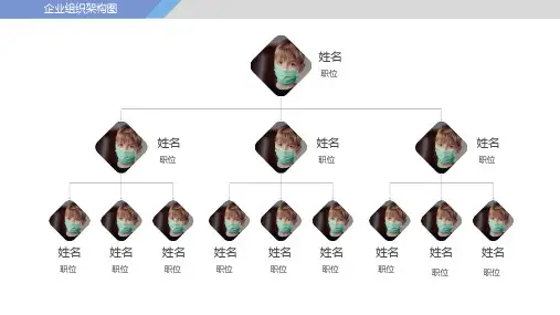公司组织架构图模板(完整版)可编辑 (119)