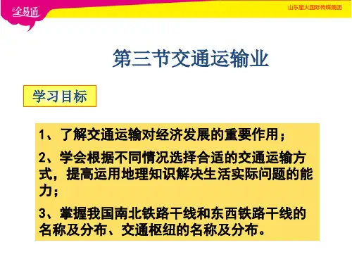 交通运输业ppt课件