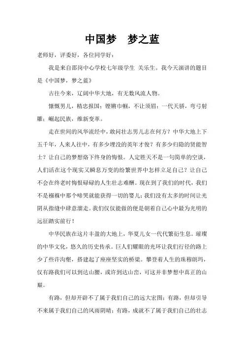 中国梦  梦之蓝