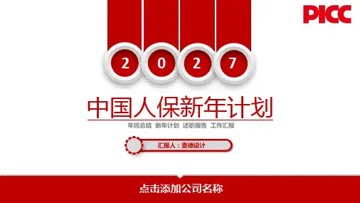 中国人民保险公司PPT