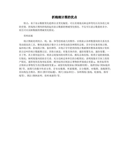 折线统计图的优点