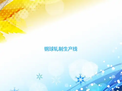 钢球轧制生产线