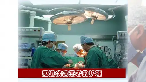 胆道疾病病人的护理 胆道疾病病人的护理