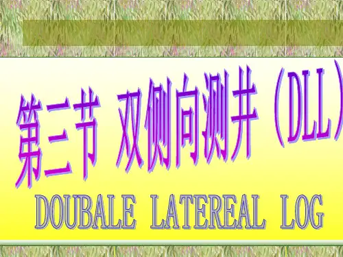 双侧向测井(精)