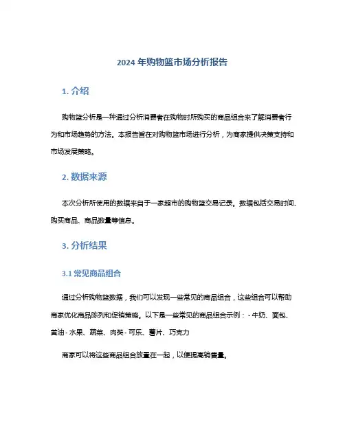 2024年购物篮市场分析报告