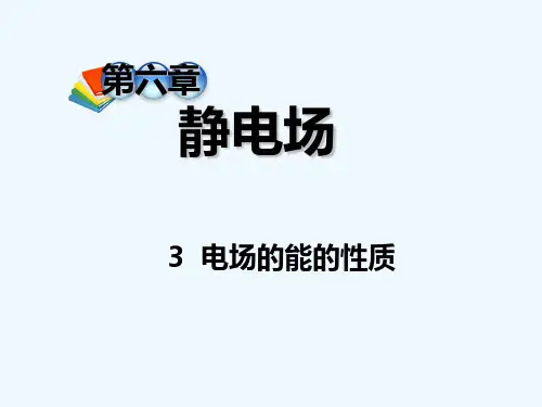 电场的能的性质 PPT课件