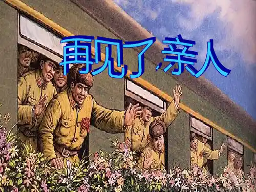 《再见了亲人》(完美版)PPT课件