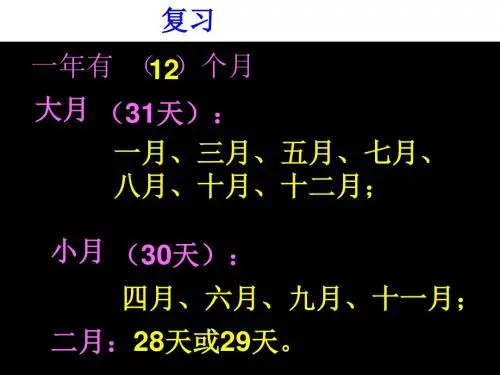 平年和闰年PPT课件.ppt