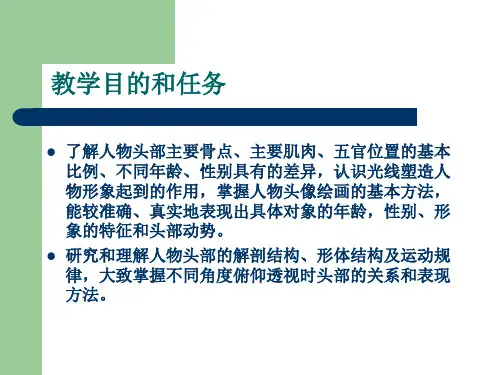 石膏头像素描写生终版ppt课件.ppt