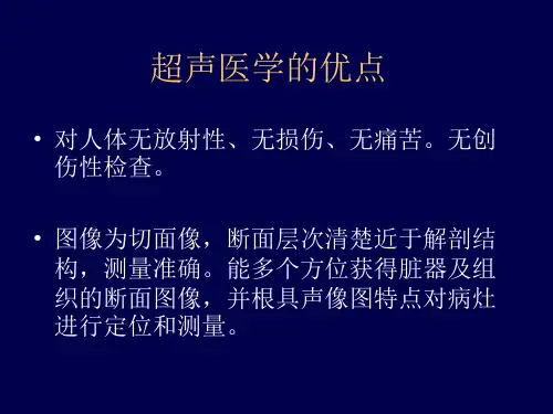 超声新技术的临床应用