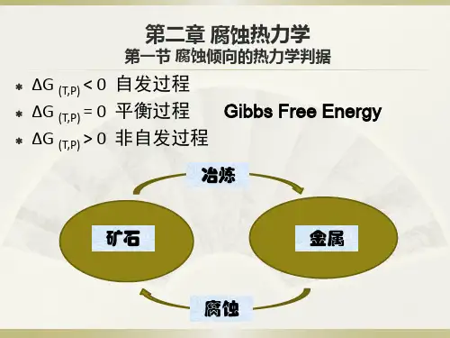 腐蚀学原理-第二章腐蚀热力学