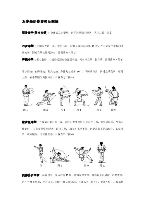 五步拳举动方法及图解[详解]