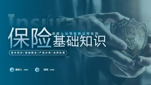 保险知识培训课程培训ppt