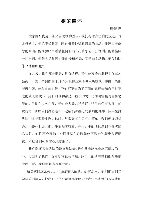 狼的自述
