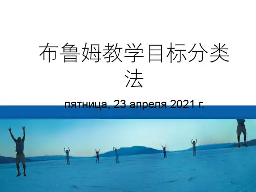 布鲁姆教学目标分类法