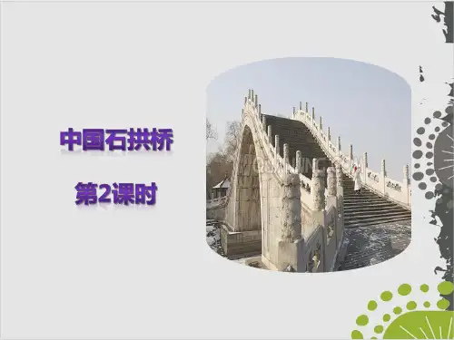 部编版八年级语文上第课《中国石拱桥》课件 (46页PPT)1