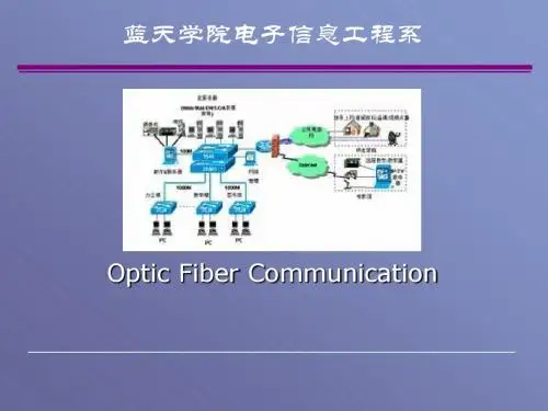 optic fiber communication