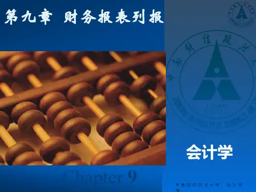 09-第九章财务报表列报