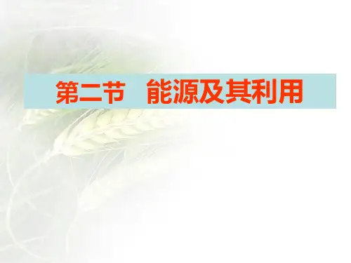 《能源及其利用》ppt课件