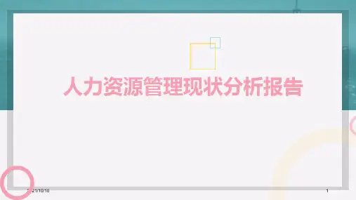人力资源管理现状分析报告-阿里巴巴集团-人力资源作业