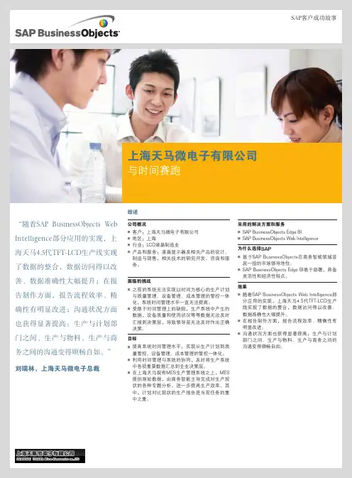 上海天马微电子有限公司如何提升效率