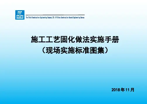 2018年施工工艺固化做法实施手册