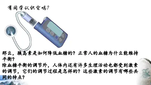 3.1.1激素与内分泌系统课件高二上学期生物人教版选择性必修1