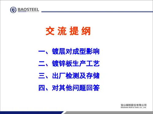 镀锌板介绍材料-供参考