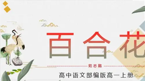 统编版高中语文《百合花》全文课件PPT