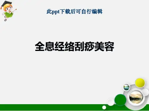 中医全息经络刮痧美容ppt课件