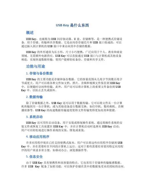 usbkey是什么东西