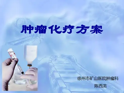 肿瘤化疗方案