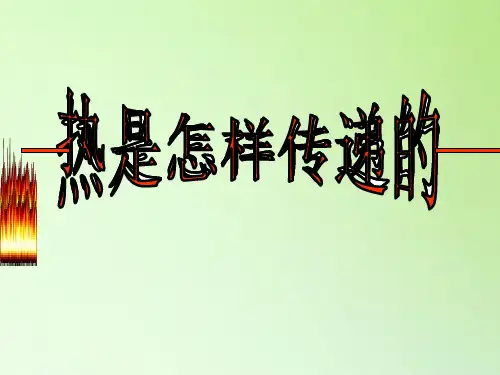 五年级科学下册教学课件-2.6热是怎样传递的6-教科版